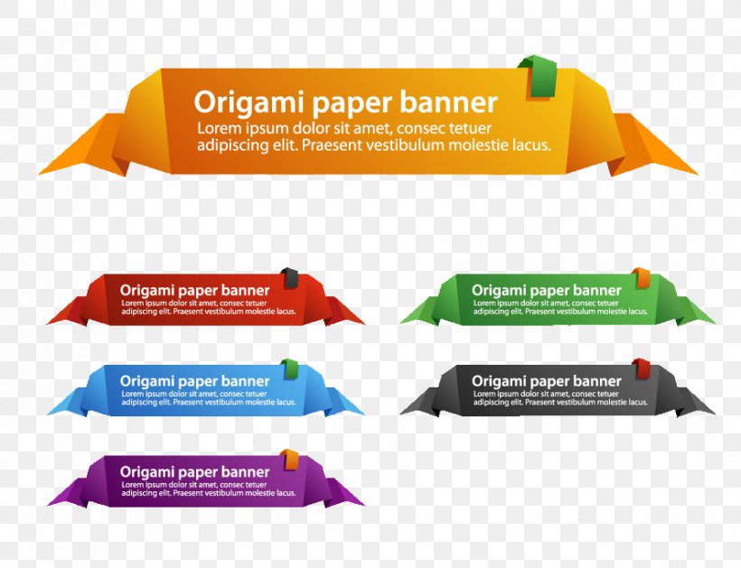 Paper Ribbon Label Origami, PNG, 888x682px, Paper, Advertising, Banner, Brand, Diagram Download Free