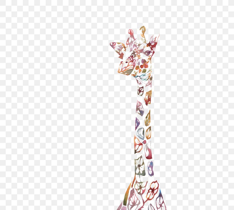 Drawing Northern Giraffe Watercolor Painting, PNG, 500x735px, Drawing, Animal, Art, Clothing, Color Download Free