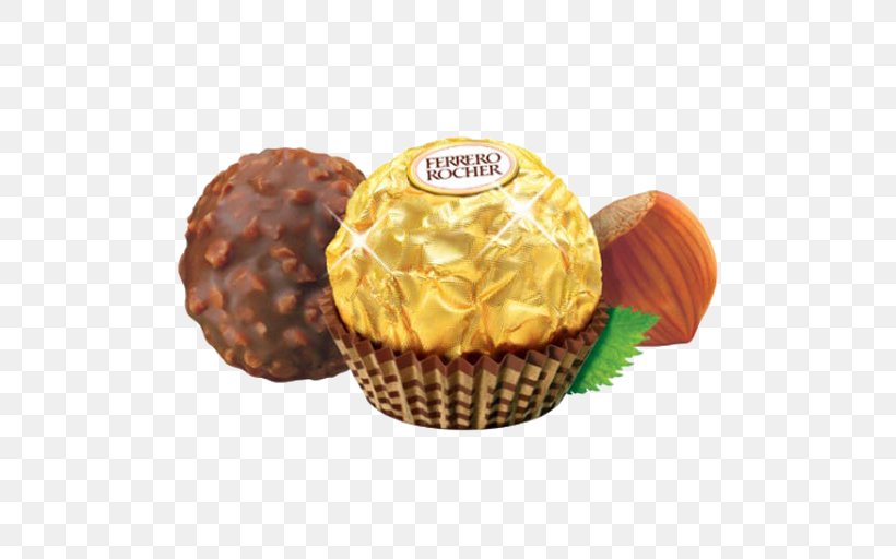 Ferrero Rocher Raffaello Bonbon Chocolate Hazelnut, PNG, 512x512px, Ferrero Rocher, Bonbon, Candy, Chocolate, Chocolate Truffle Download Free