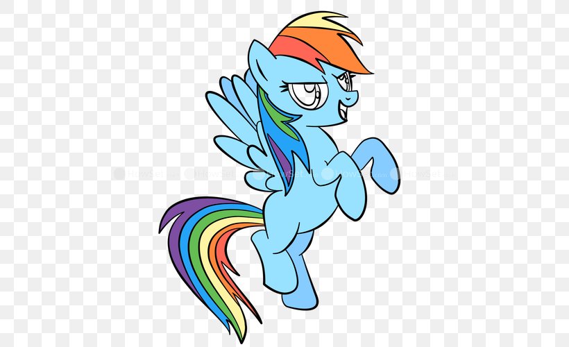 Rainbow Dash Applejack Pony Pinkie Pie Rarity, PNG, 500x500px, Rainbow Dash, Animal Figure, Animated Cartoon, Applejack, Art Download Free