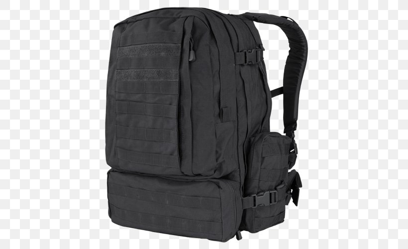 Condor 3 Day Assault Pack Backpack Condor Compact Assault Pack MOLLE Military, PNG, 500x500px, 511 Tactical Rush 24, Condor 3 Day Assault Pack, Backpack, Bag, Black Download Free