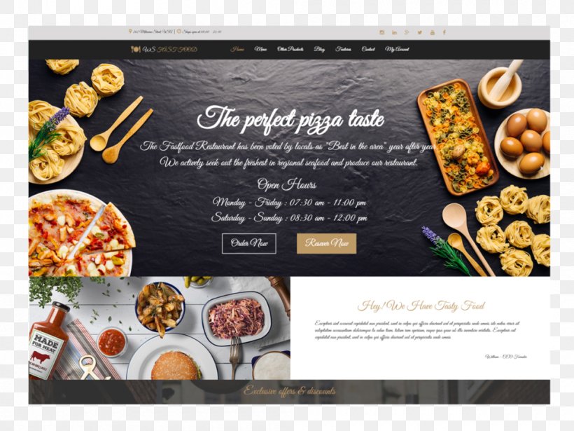 Fast Food Restaurant Responsive Web Design, PNG, 1000x750px, Fast Food, Cuisine, Dish, Fast Food Restaurant, Food Download Free