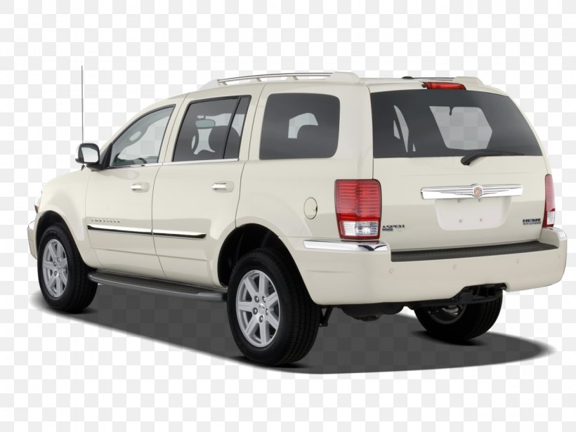 2009 Chrysler Aspen Sport Utility Vehicle Car 2008 Chrysler Aspen, PNG, 1280x960px, Chrysler, Automotive Carrying Rack, Automotive Exterior, Automotive Tire, Automotive Wheel System Download Free