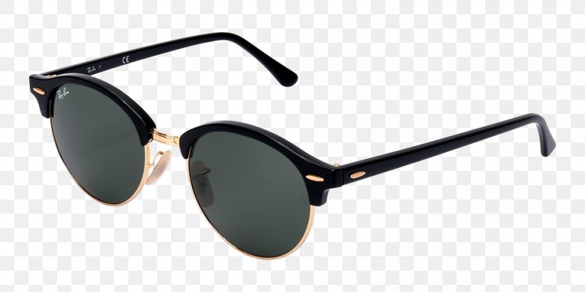 Ray-Ban Clubmaster Classic Aviator Sunglasses Clothing Accessories, PNG, 1000x500px, Rayban, Aviator Sunglasses, Browline Glasses, Clothing, Clothing Accessories Download Free