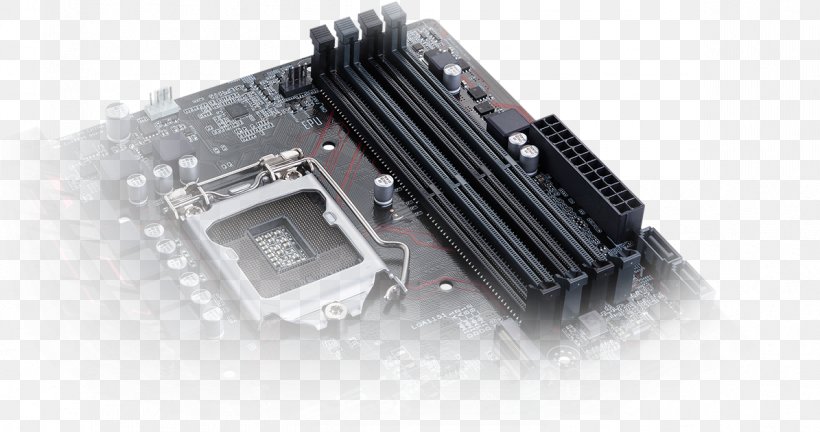 Motherboard LGA 1151 DDR4 SDRAM ASUS MicroATX, PNG, 1195x631px, Motherboard, Asus, Asus Prime Z270mplus, Atx, Cable Download Free