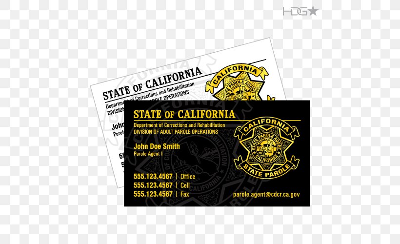 california-department-of-corrections-and-rehabilitation-business-cards