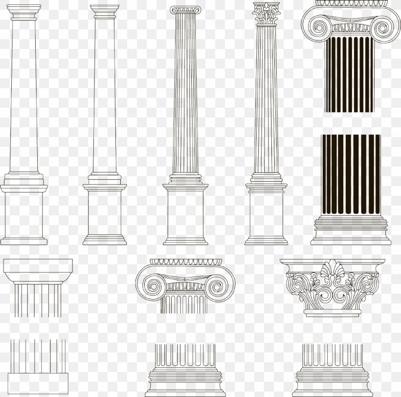 Column Interior Design Services, PNG, 1000x990px, Column, Black And White, Designer, Diagram, Element Download Free