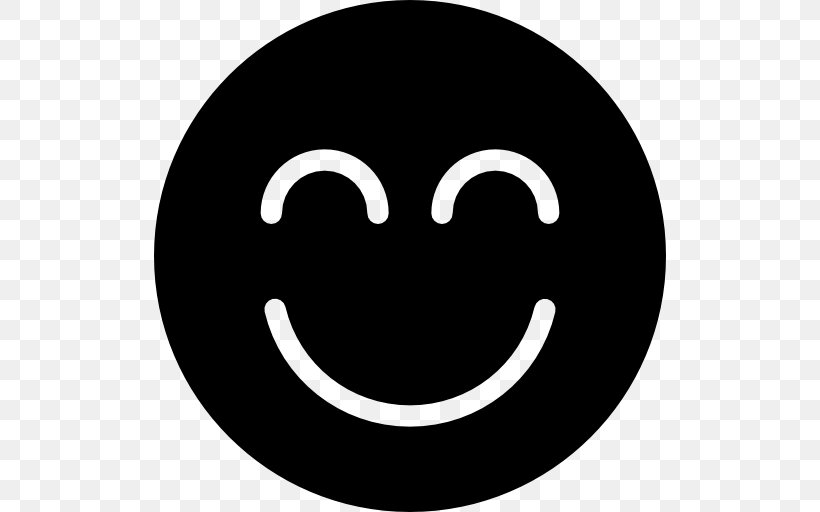 Smiley Online Chat Icon Design Emoticon, PNG, 512x512px, Smiley, Black, Black And White, Conversation, Emoticon Download Free