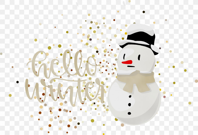 Christmas Day, PNG, 3000x2042px, Hello Winter, Cartoon, Christmas Day, Christmas Ornament, Christmas Ornament M Download Free