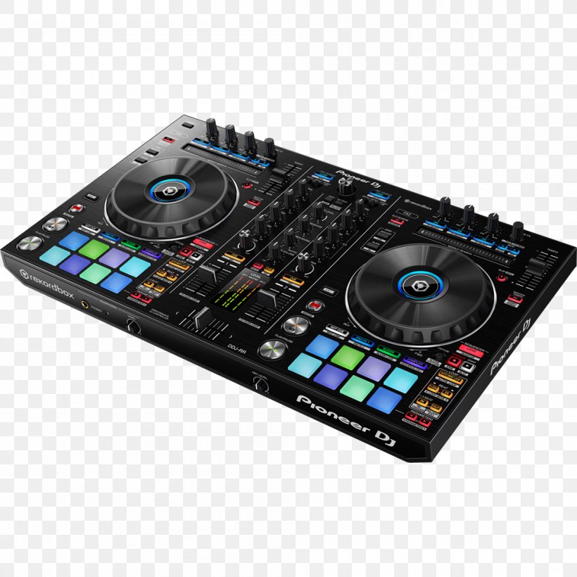Disc Jockey DJ Controller Pioneer DJ Audio Mixers CDJ, PNG, 1000x1000px, Watercolor, Cartoon, Flower, Frame, Heart Download Free