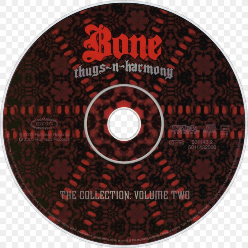 Bone Thugs-N-Harmony T.H.U.G.S. The Collection, Volume Two Album, PNG, 1000x1000px, Watercolor, Cartoon, Flower, Frame, Heart Download Free