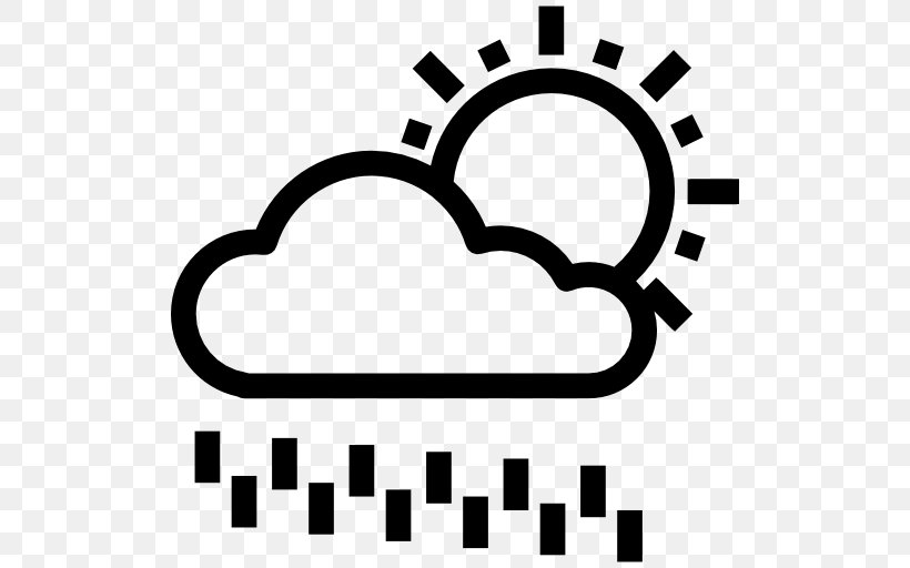 Rain Cloud Weather Clip Art, PNG, 512x512px, Rain, Area, Black, Black And White, Brand Download Free