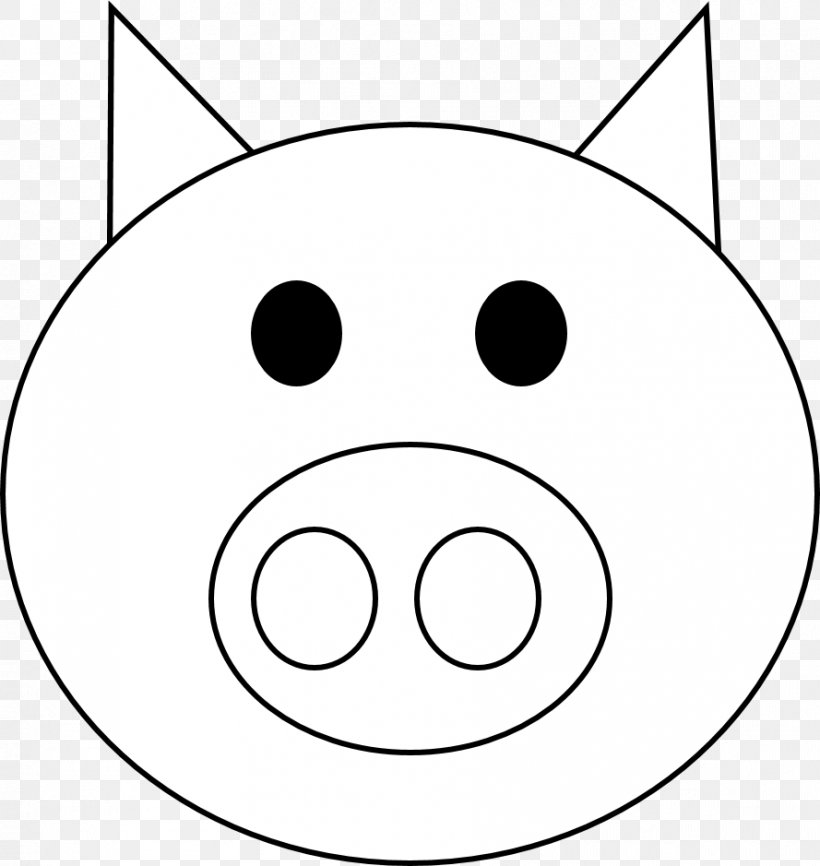 Snout White Circle Whiskers Clip Art, PNG, 889x939px, Snout, Area, Black, Black And White, Eye Download Free