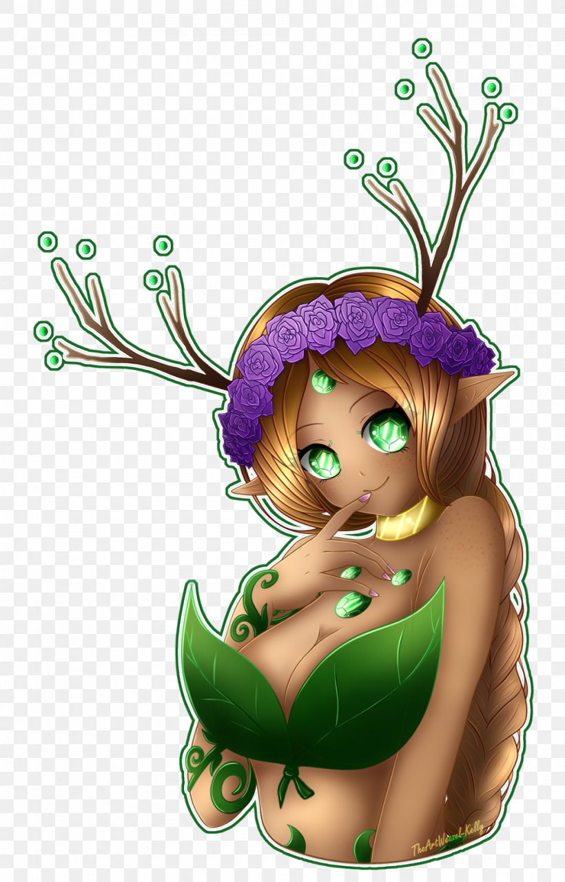 Fairy Leaf Cartoon Antler, PNG, 995x1554px, Watercolor, Cartoon, Flower, Frame, Heart Download Free