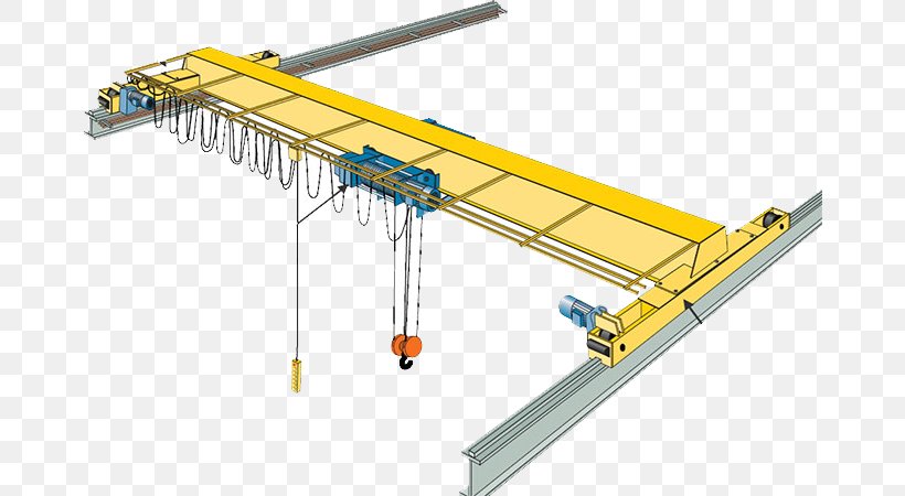 Overhead Crane Gantry Crane Girder Hoist, PNG, 670x450px, Overhead Crane, Beam, Bridge, Construction Equipment, Crane Download Free