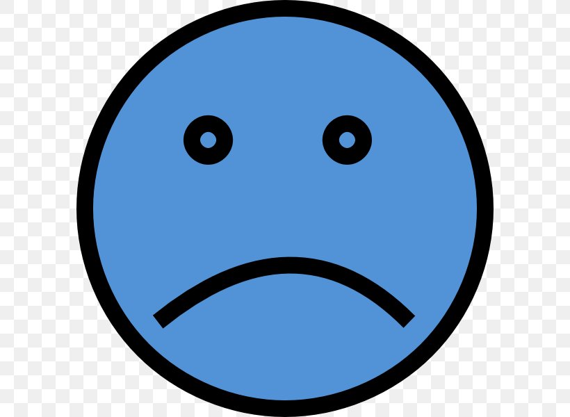 Smiley Face Sadness Clip Art, PNG, 600x600px, Smiley, Area, Blue, Color, Crying Download Free