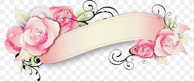 Banner Paper Pink Clip Art, PNG, 800x346px, Banner, Beauty, Body Jewelry, Cut Flowers, Fashion Accessory Download Free
