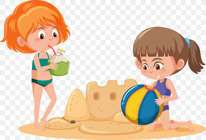 Cartoon Play Sharing Child Fun, PNG, 3000x2048px, Cartoon, Child, Fun, Play, Playing With Kids Download Free