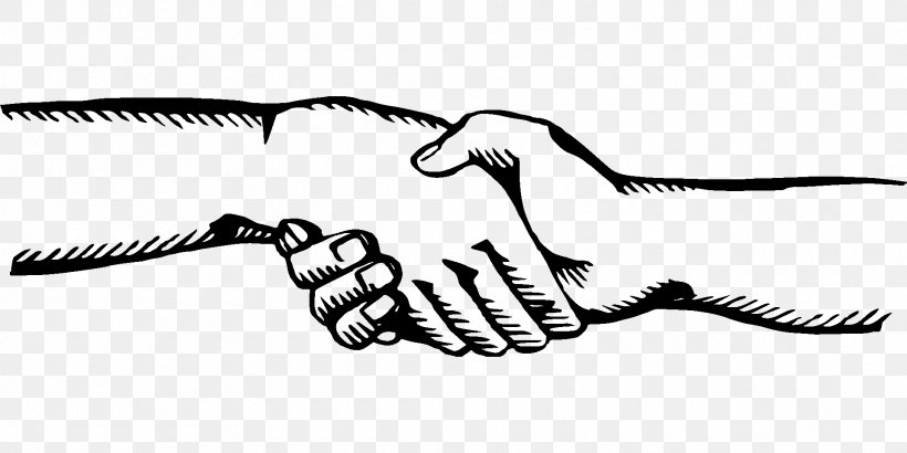 Handshake Finger Clip Art, PNG, 1920x960px, Handshake, Beak, Black And White, Business, Dinosaur Download Free