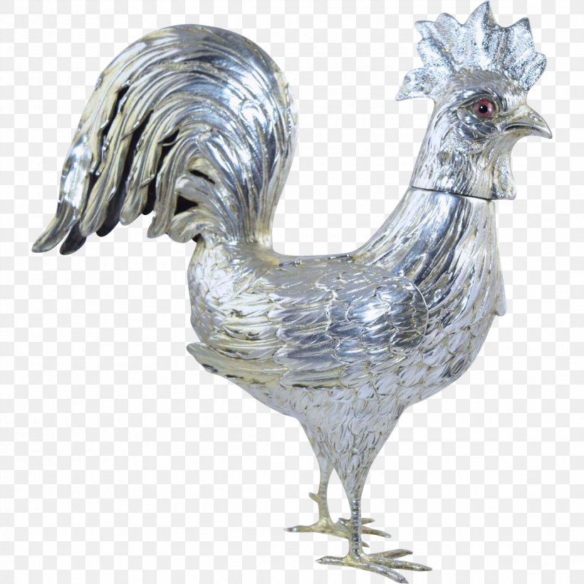 Rooster Chicken Sterling Silver Hen, PNG, 1165x1165px, Rooster, Antique, Beak, Bird, Box Download Free
