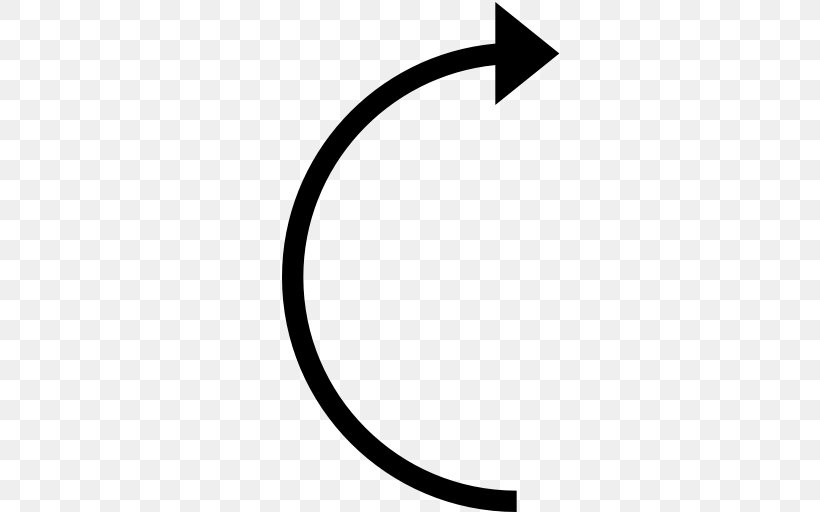 Semicircle Arrow, PNG, 512x512px, Semicircle, Area, Black, Black And White, Bolo Punch Download Free