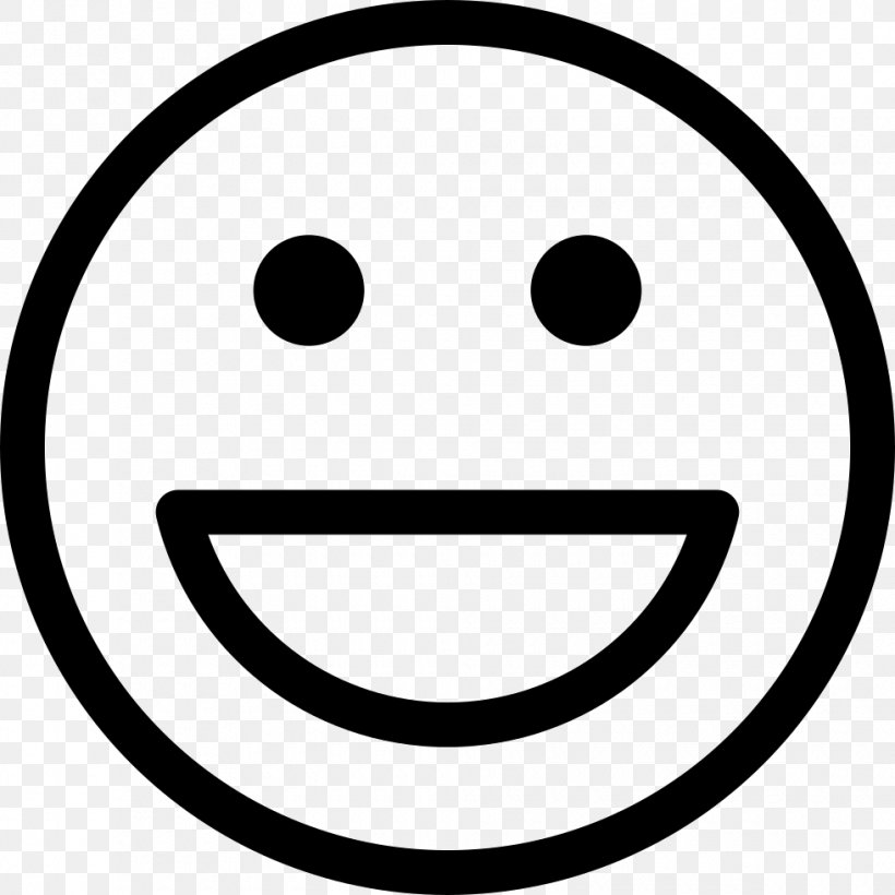 Smiley Emoticon Emoji, PNG, 980x980px, Smiley, Area, Black And White, Emoji, Emojipedia Download Free
