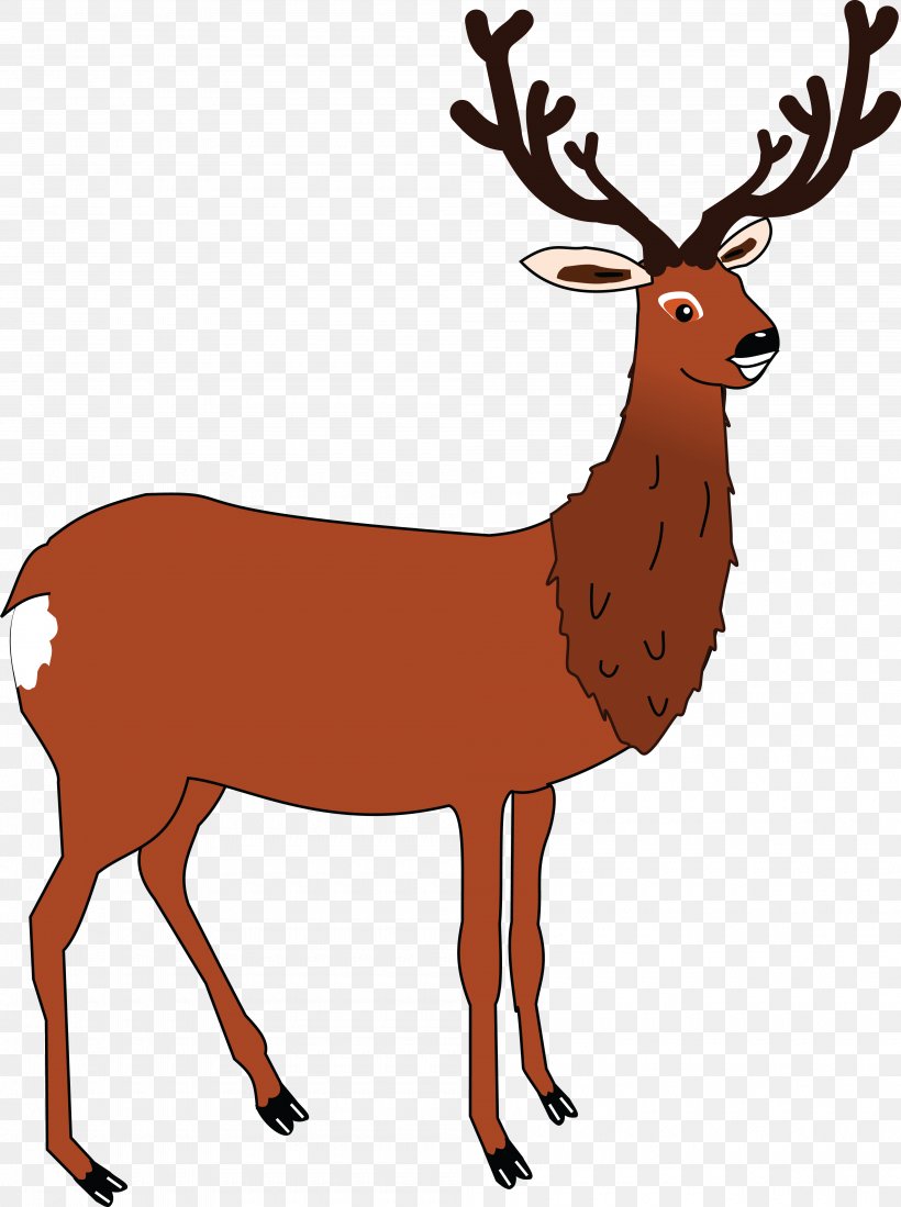 Deer Clip Art, PNG, 4000x5361px, Deer, Animal Figure, Antler, Elk, Horn Download Free