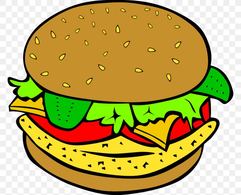 Fast Food Hamburger Junk Food Chicken Sandwich Clip Art, PNG, 768x665px, Fast Food, Artwork, Breakfast, Cheeseburger, Chicken Sandwich Download Free