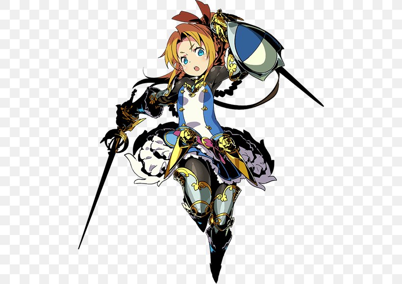 Etrian Odyssey V: Beyond The Myth Video Game Character Atlus, PNG, 502x580px, Watercolor, Cartoon, Flower, Frame, Heart Download Free