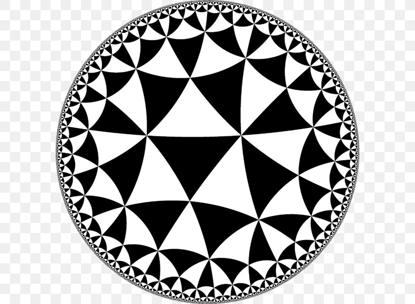 Tessellation Truncation Truncated Order-7 Triangular Tiling Uniform Tiling, PNG, 600x600px, Tessellation, Area, Black, Black And White, Geometry Download Free
