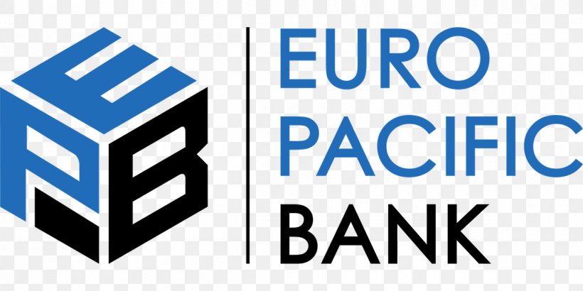 Euro Pacific Bank Logo Brand Offshore Bank, PNG, 1200x600px, Logo, Area, Bank, Blue, Brand Download Free