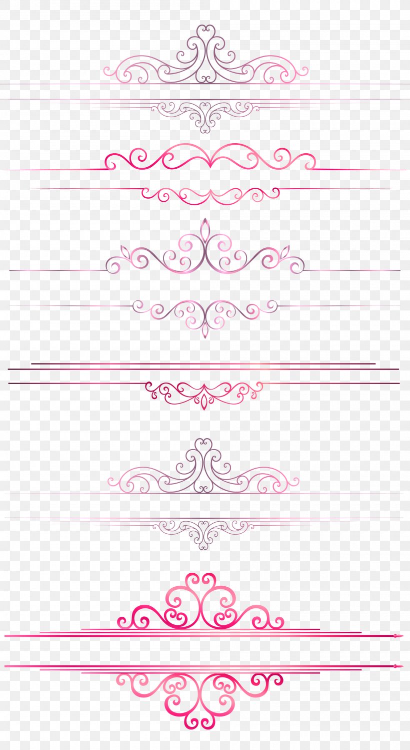 European Pattern Border Line Dividing Line Columns, PNG, 2000x3656px, Rgb Color Model, Area, Computer Software, Magenta, Material Download Free