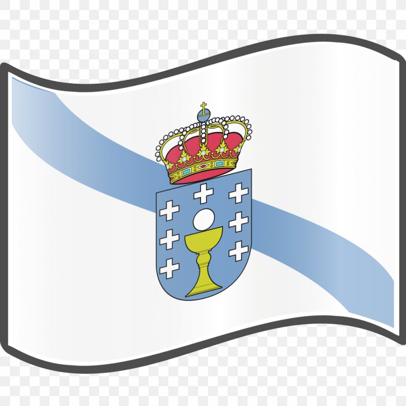 Flag Of Galicia Flag Of Galicia Brand Font, PNG, 1024x1024px, Galicia, Brand, Cartoon, Flag, Flag Of Galicia Download Free