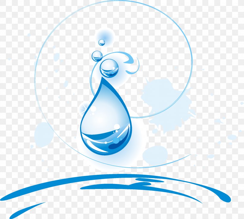 Blue Drop Water Euclidean Vector, PNG, 2244x2021px, Blue, Dew, Diagram, Drop, Technology Download Free
