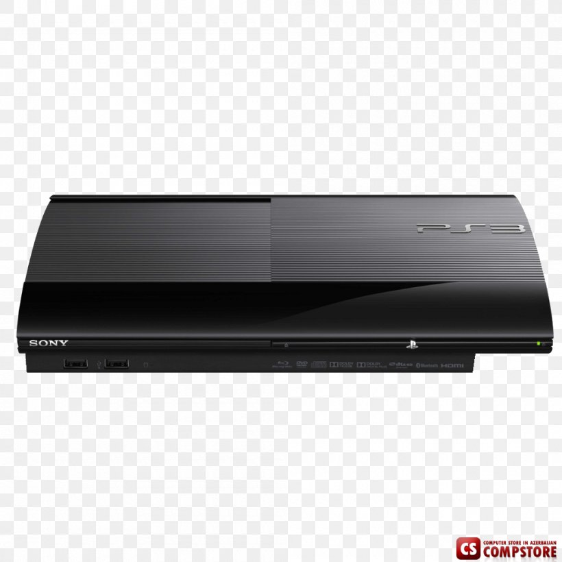PlayStation 3 PlayStation 2 PlayStation 4 Blu-ray Disc Video Game Consoles, PNG, 1000x1000px, Playstation 3, Audio Receiver, Bluray Disc, Dualshock, Dualshock 3 Download Free