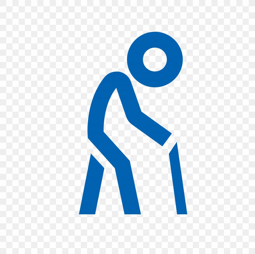 Old Age Walking Stick Person, PNG, 1600x1600px, Old Age, Area, Attribution, Blue, Brand Download Free