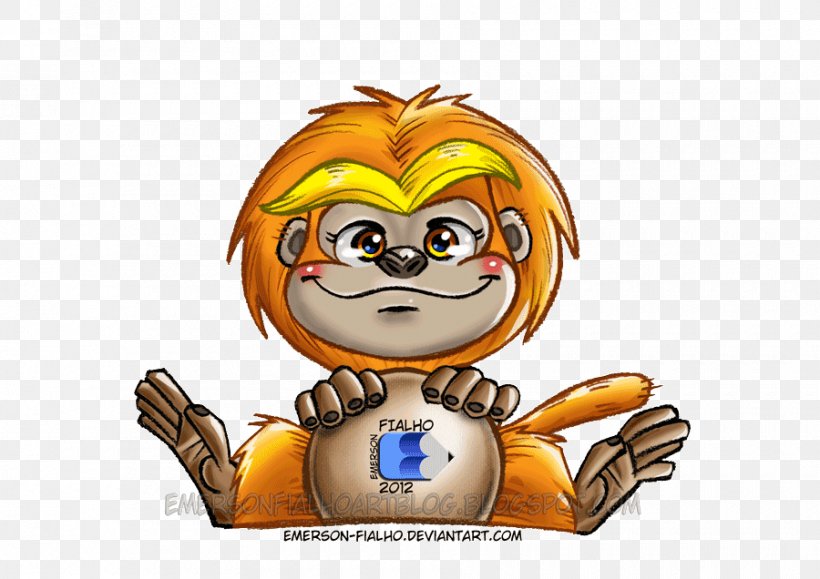 Golden Lion Tamarin Cartoon Drawing Monkey, PNG, 900x636px, Golden Lion Tamarin, Cartoon, Digital Art, Drawing, Fiction Download Free