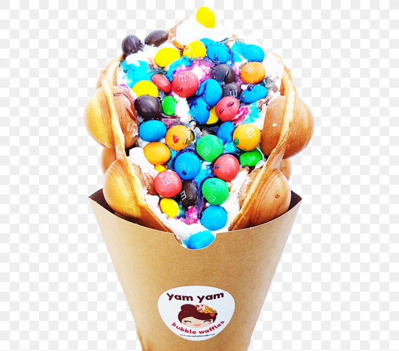 Ice Cream Cones Egg Waffle Sundae, PNG, 1680x1480px, Ice Cream Cones, Candy, Chocolate, Chocolate Spread, Confectionery Download Free