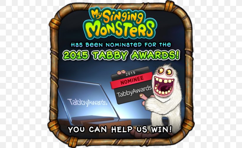 My Singing Monsters Big Blue Bubble Nomination Video Game Honour, PNG, 500x500px, My Singing Monsters, Award, Big Blue Bubble, Child, Education Download Free