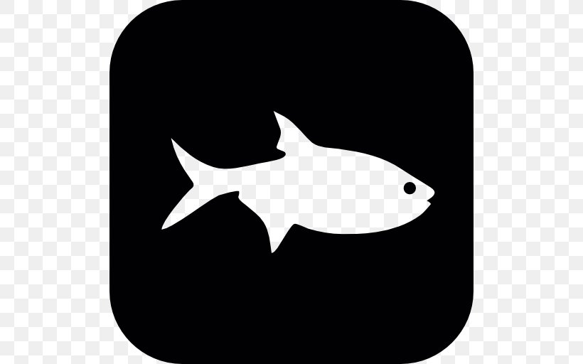 Symbol Ichthys Food Clip Art, PNG, 512x512px, Symbol, Aquarium, Black, Black And White, Fish Download Free