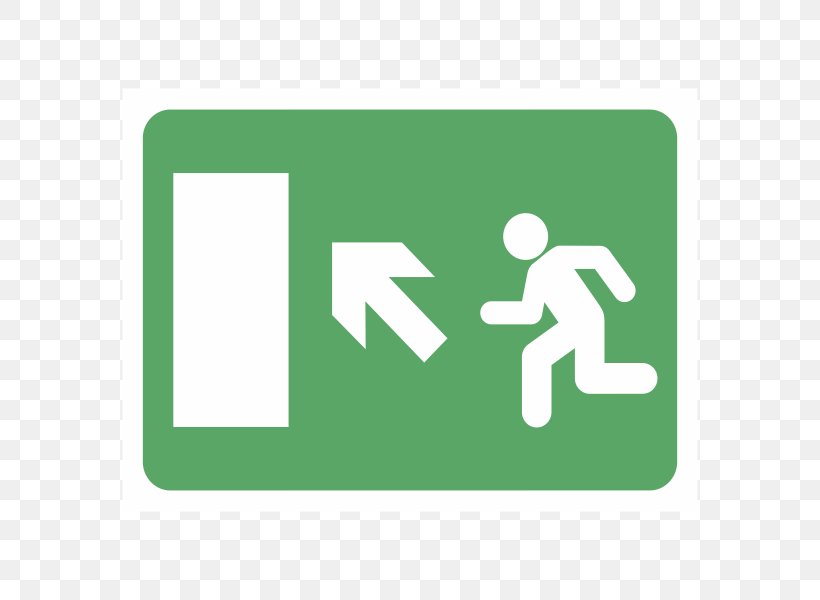 Emergency Exit Exit Sign Pictogram Arrow, PNG, 600x600px, Emergency Exit, Area, Brand, Building Code, Emergency Evacuation Download Free