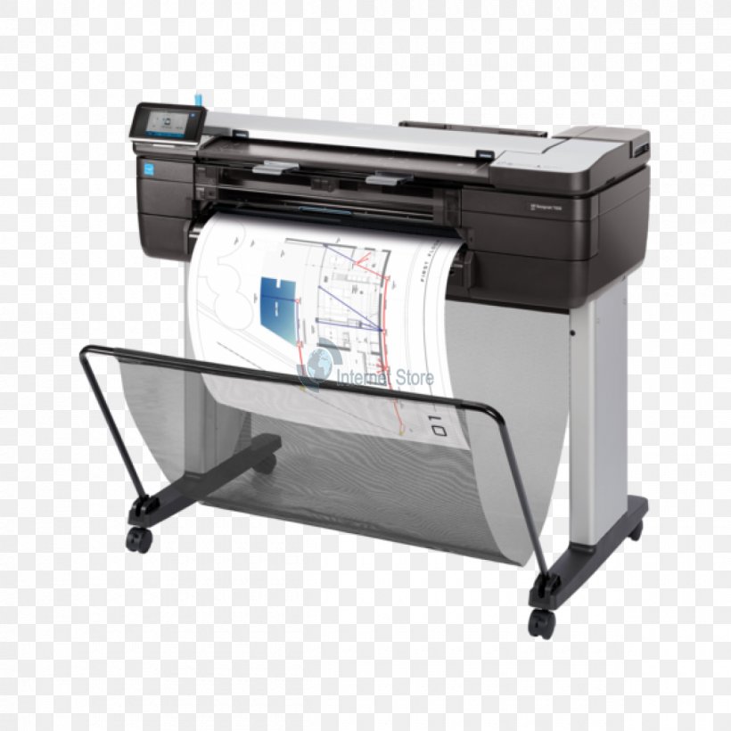 Hewlett-Packard Multi-function Printer Plotter Wide-format Printer, PNG, 1200x1200px, Hewlettpackard, Canon, Dots Per Inch, Electronic Device, Hp Designjet T730 Download Free