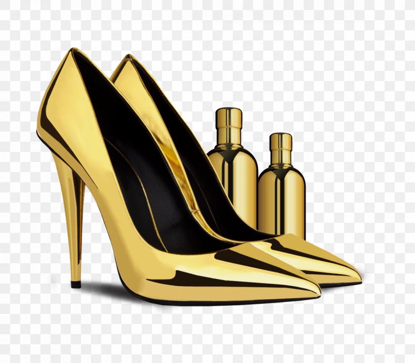 High-heeled Footwear Gold Court Shoe Sandal, PNG, 1164x1019px, Highheeled Footwear, Brand, Christian Louboutin, Court Shoe, Designer Download Free