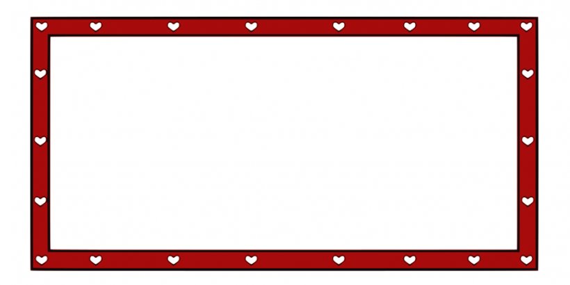 Borders And Frames Valentine's Day Heart Clip Art, PNG, 923x462px, Borders And Frames, Area, Border, Copyright, Cupid Download Free