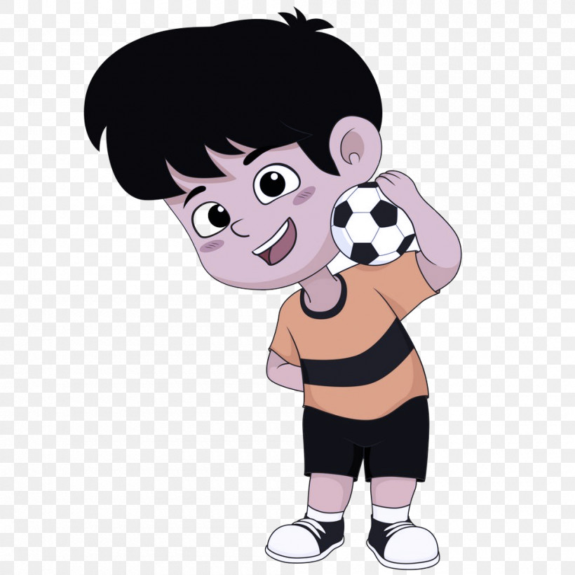 Boy Football Soccer, PNG, 1000x1000px, Boy, Animation, Cartoon, Football, Mascot Download Free