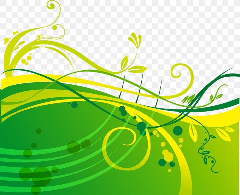 Green Motif Graphic Design, PNG, 1300x1056px, Green, Art, Drawing, Flora, Grass Download Free