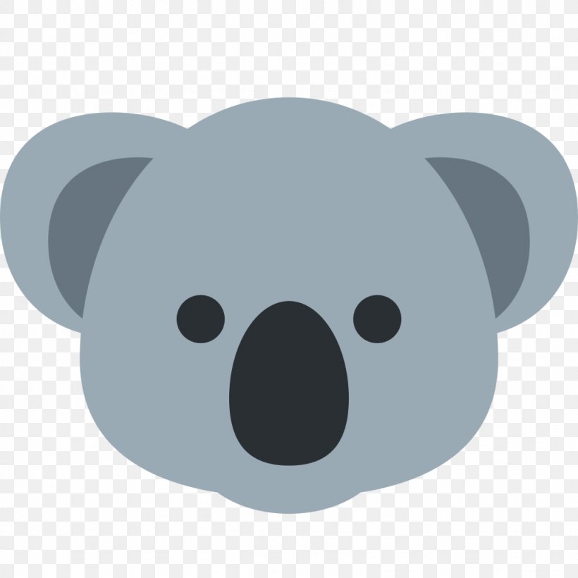 Koala Emojipedia Sticker Text Messaging, PNG, 1024x1024px, Koala, Bear, Carnivoran, Email, Emoji Download Free