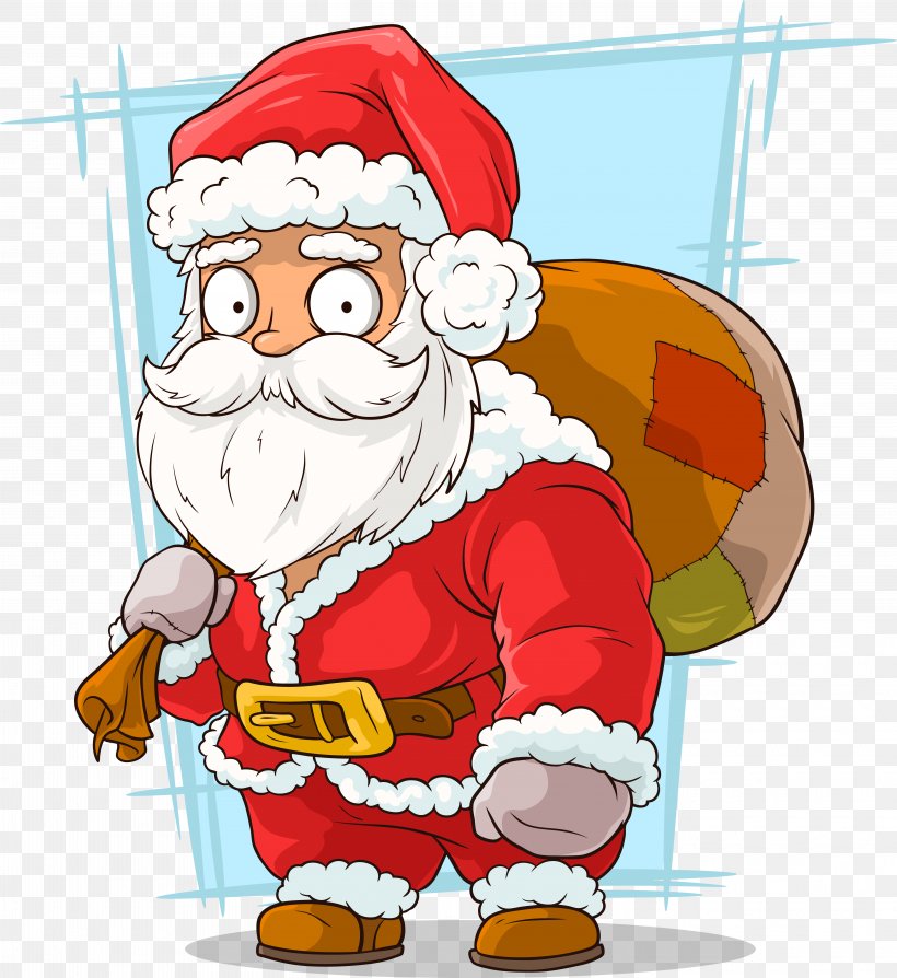 Santa Claus Christmas Illustration, PNG, 5850x6384px, Santa Claus, Art, Cartoon, Character, Christmas Download Free