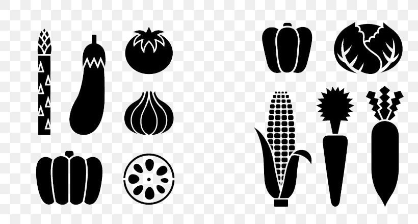 Vegetable Silhouette Clip Art, PNG, 784x439px, Vegetable, Black And White, Brand, Food, Monochrome Download Free