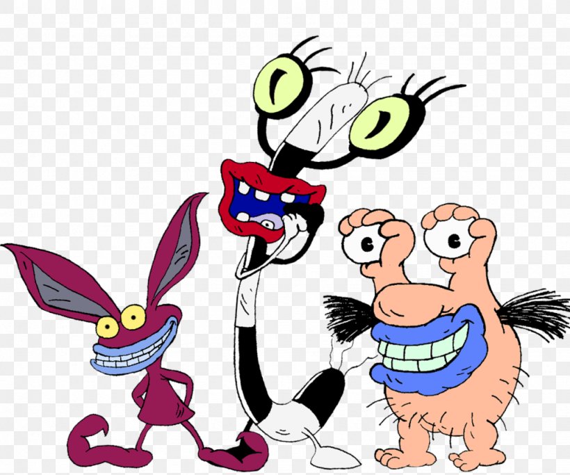 Ickis Oblina Monster Nickelodeon Cartoon, PNG, 1024x853px, Ickis, Aaahh Real Monsters, Animal Figure, Animation, Area Download Free